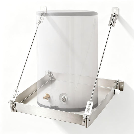 Wall Mounted Water Heater Platform, Up to 50 Gallon / 600 lb Water Heaters