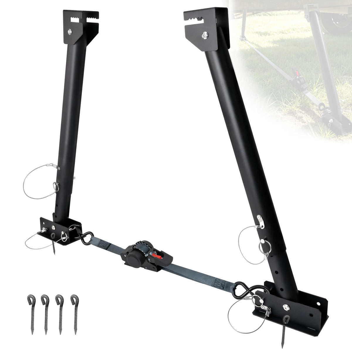RV I-Beam Stabilizer, Adjustable 24"-40" Anti-Sway Jack