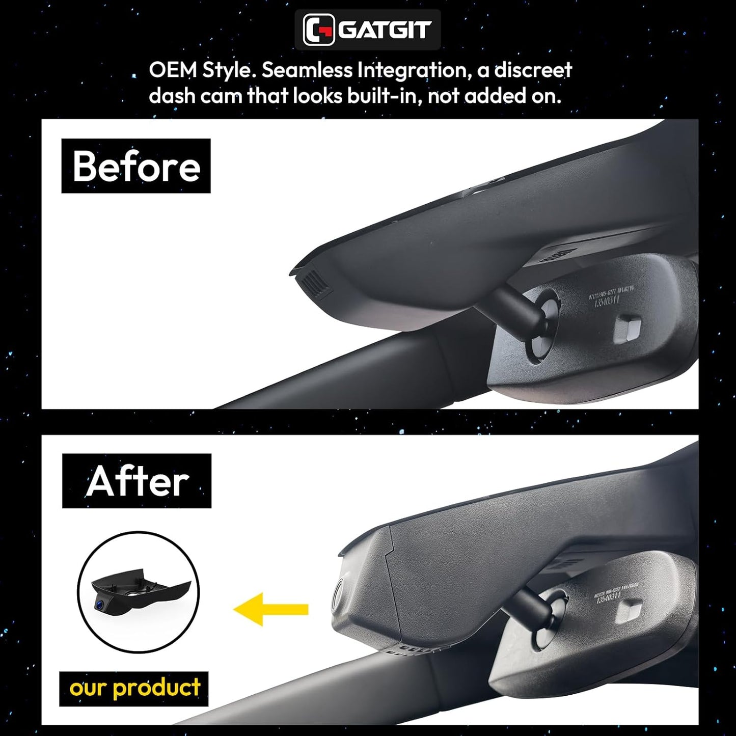 Front 4K Dash Cam fit for Chevy Silverado 1500 2019-2021, 1500 Limited 2022 and 2500 3500 HD 2020-2023 (Model A),Camera OEM Look, UHD 2160P Video HDR, 5.8G WiFi & APP, G-Sensor, Plug & Play,GPS