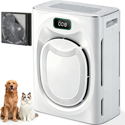 Pet Hair Air Purifier for Large Room Up to 2100 Ft²