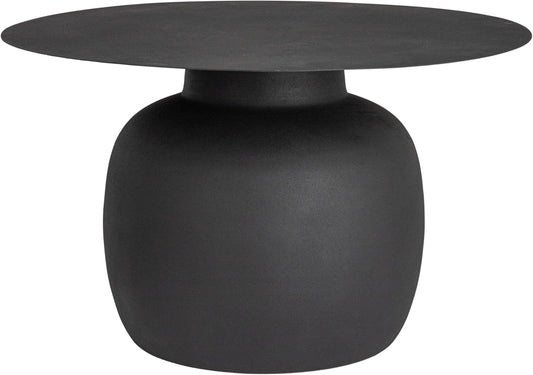 Creative Co-Op Chic Metal Round Coffee Table, Black