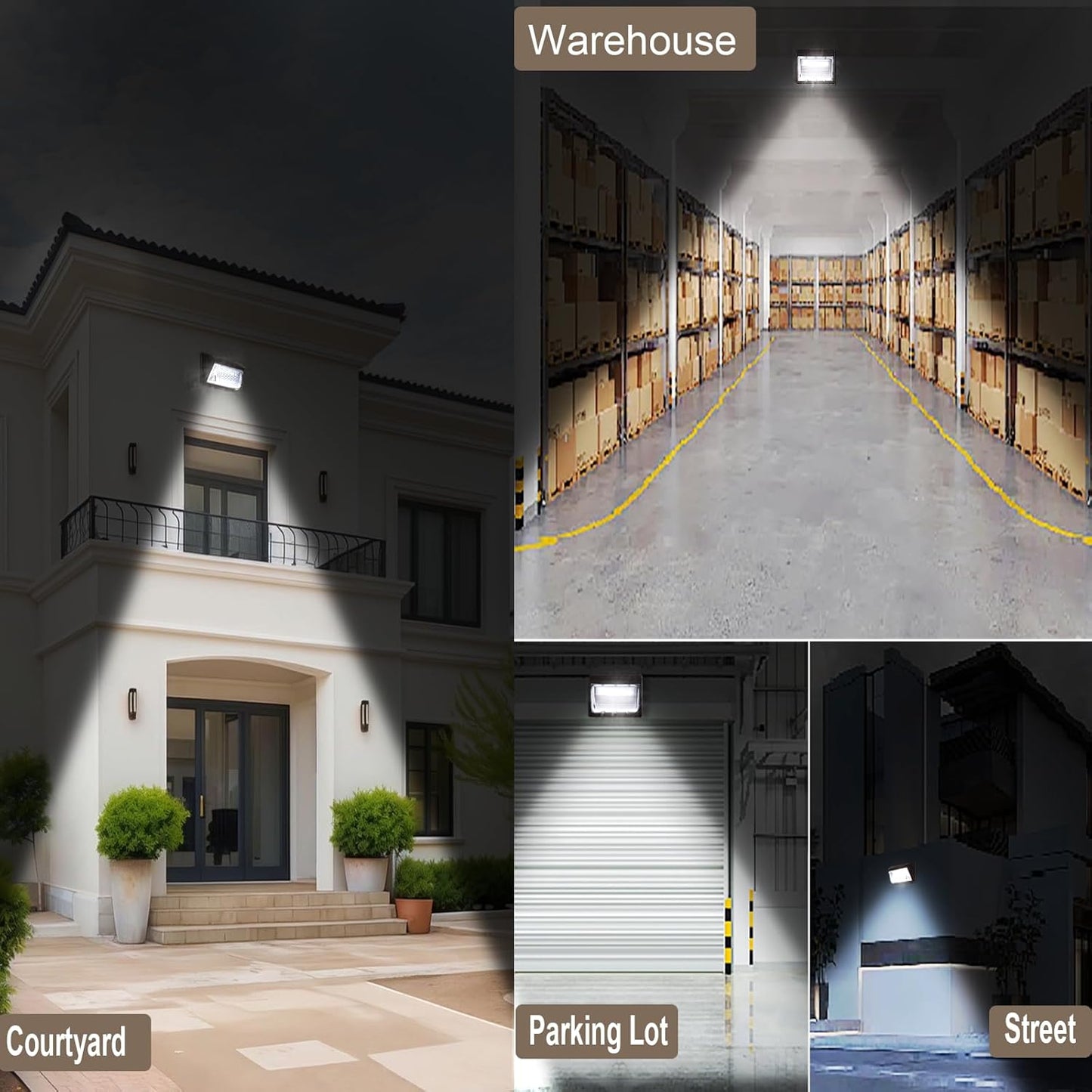 Tomourd 120W LED Wall Pack Lights Dusk to Dawn with Photocell, 15840LM 5000K Super Bright Outdoor Wall Packs, Commercial IP65 Waterproof Outside