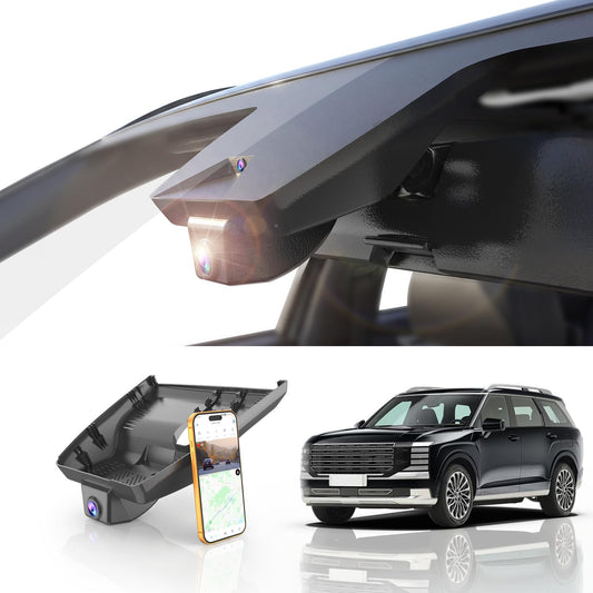 Front 4K Dash Cam fit for 2026 Hyundai Palisade & Palisade Hybrid,OEM Look,Camera 2160P Video HDR,Built-in 5.8G WiFi& APP,GPS,Plug&Play,G-Sensor,Easy to Install,Loop Recording