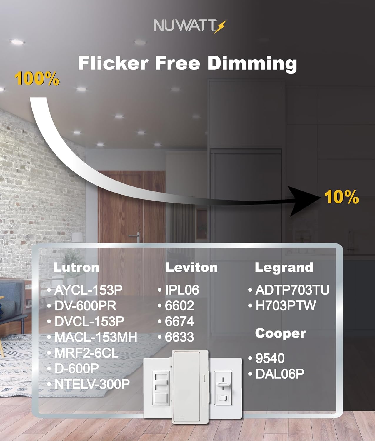 6 Pack, 4 Inch Ultra-Thin Recessed LED Lights Brushed Nickel, 5CCT 2700K/3000K/3500K/4000K/5000K Selectable, 630LM, 9W, IC Rated, Dimmable, Canless Downlight With Junction Box, Energy Star, ETL
