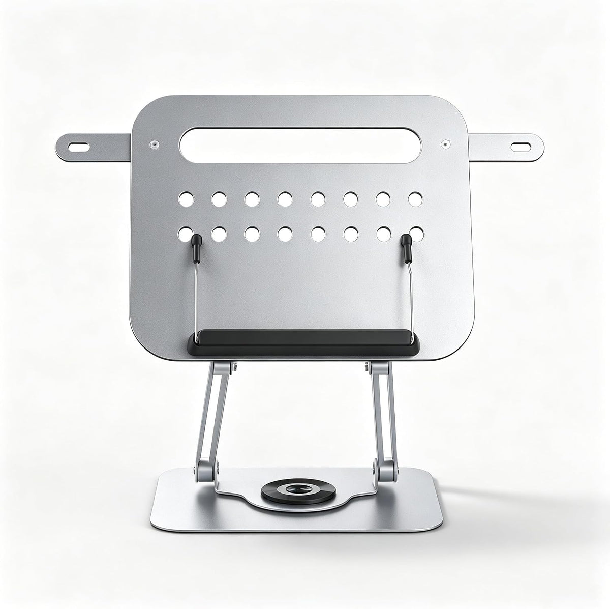 Book Holders for Reading Hands Free, 360° Metal Stand for Cookbook Sheet Music Typing