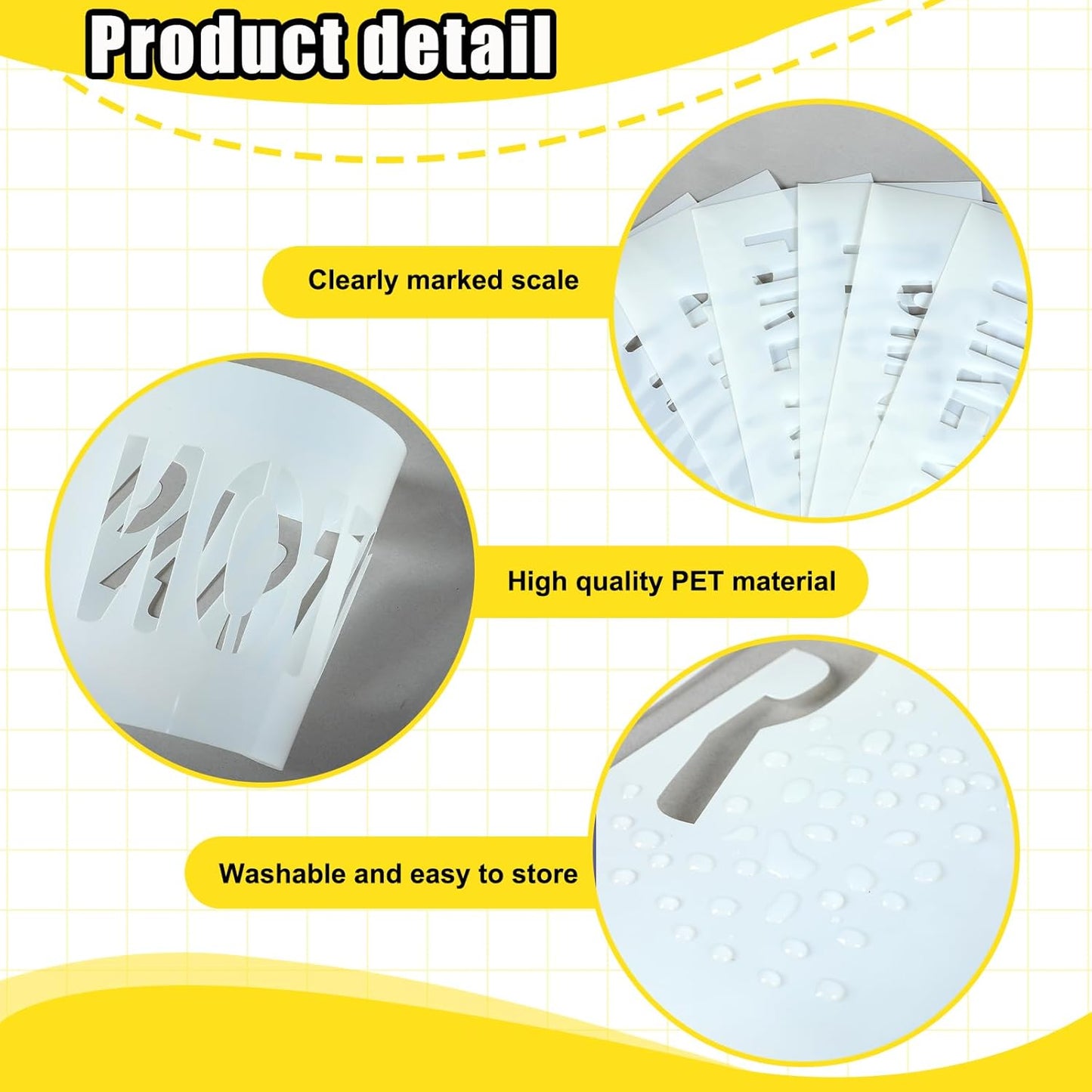 7 Stencil Set Fire Wall Marking Stencils 4 Inch Letters Fire and Smoke Barrier 1 Hour 2 Hour Smoke Partition Smoke/fire Wall Protect All Openings