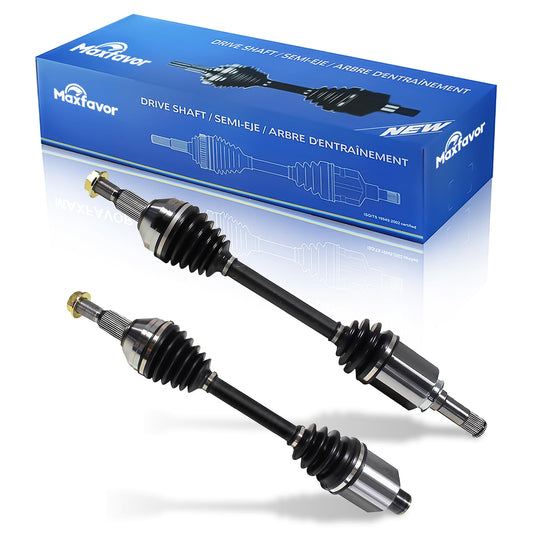CV Axle Front Fit for Chevy Traverse 2009-2017, GMC Acadia 2007-2016, Buick Enclave 2008-2017, Saturn Outlook 2007-2010, CV Axle Joint Shaft Assembly Driver and Passenger Side