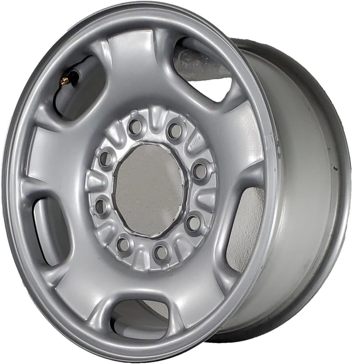 17 Inch Chrome Silver Wheel Skins for 2011-2026 Chevy Silverado/GMC Sierra 2500HD 3500HD, Fits OEM Steel Wheel GM#9597724 | Interchange 560-08095, Snap-On ABS Wheel Covers 4-Pack