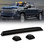 SHINEFIT Smoked LED Cab Lights Replacement for 2020-2025 Silverado Sierra 2500HD 3500HD Top Cab Roof Clearance Lights