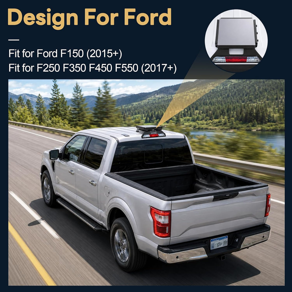Compatible with Starlink Mini Truck Mount for Ford F150 2015+