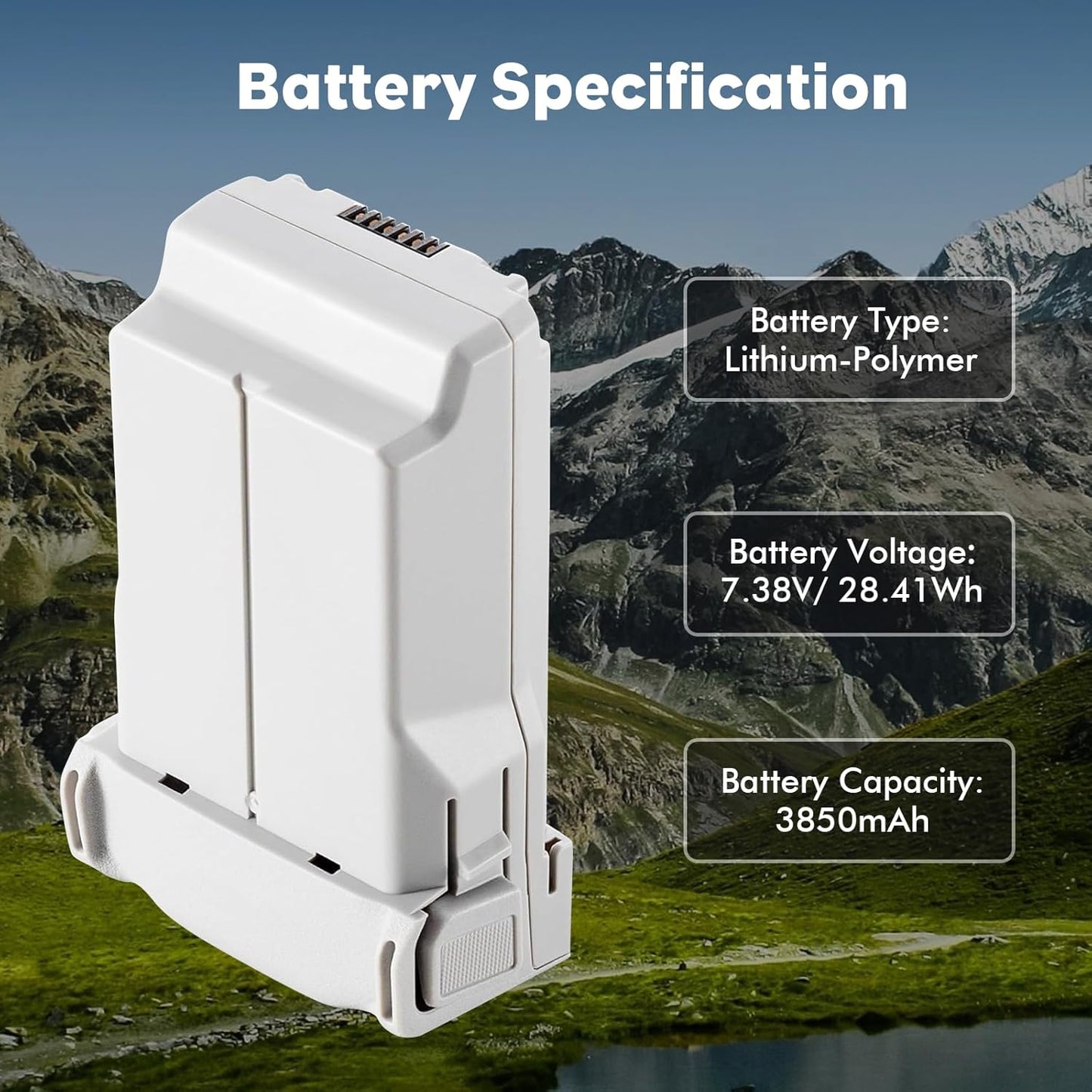 Intelligent Flight Battery Plus(2 Packs) with Bi-Directional Charging Hub for DJI Mini 4 Pro/Mini 3/Mini3 Pro,3850mAh 47 Mins Flight Time Upgrade 2025 2 Batteries with Charger