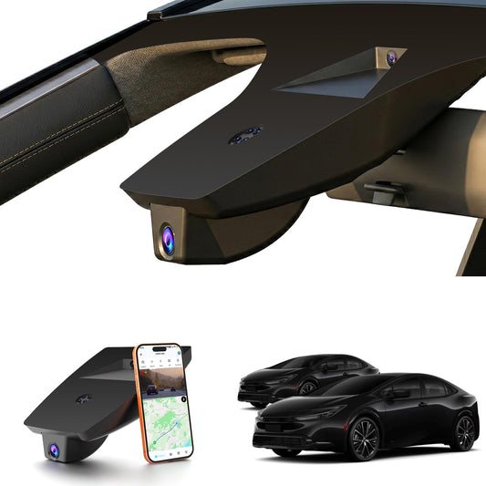 Front 4K Dash Cam Suitable for Toyota Prius 2023-2026 & Prime Plug-in Hybrid (XW60), Camera OEM Look, UHD 2160P Video HDR,5.8G WiFi & APP, Loop Recording, Gravity Sensor, Plug & Play,GPS