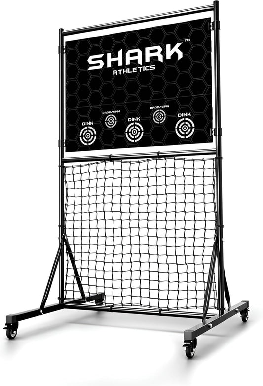 shark athletics Pickleball Practice Rebounder - Portable Pickleball Training Wall | Premium Pickleball Practice Equipment for Backya