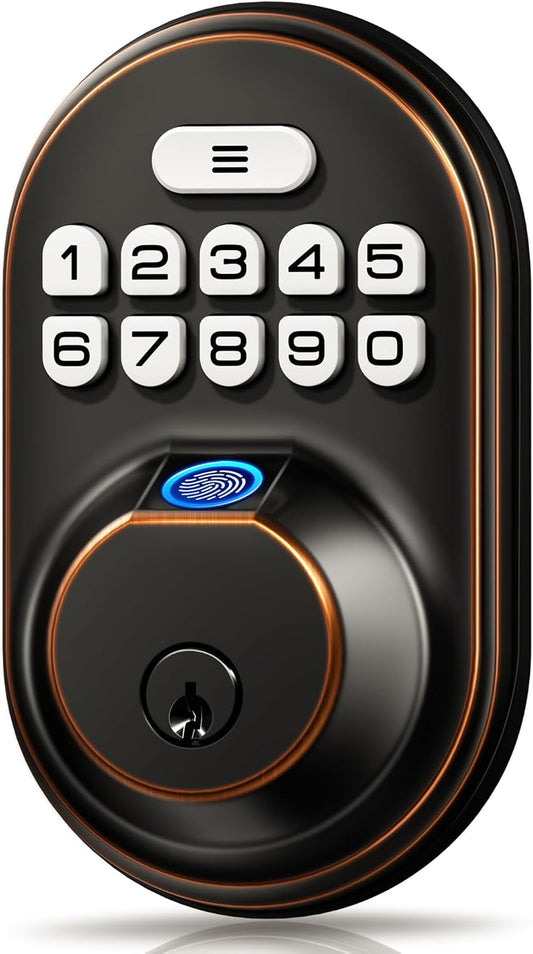 Fingerprint Door Lock, Keyless Deadbolt