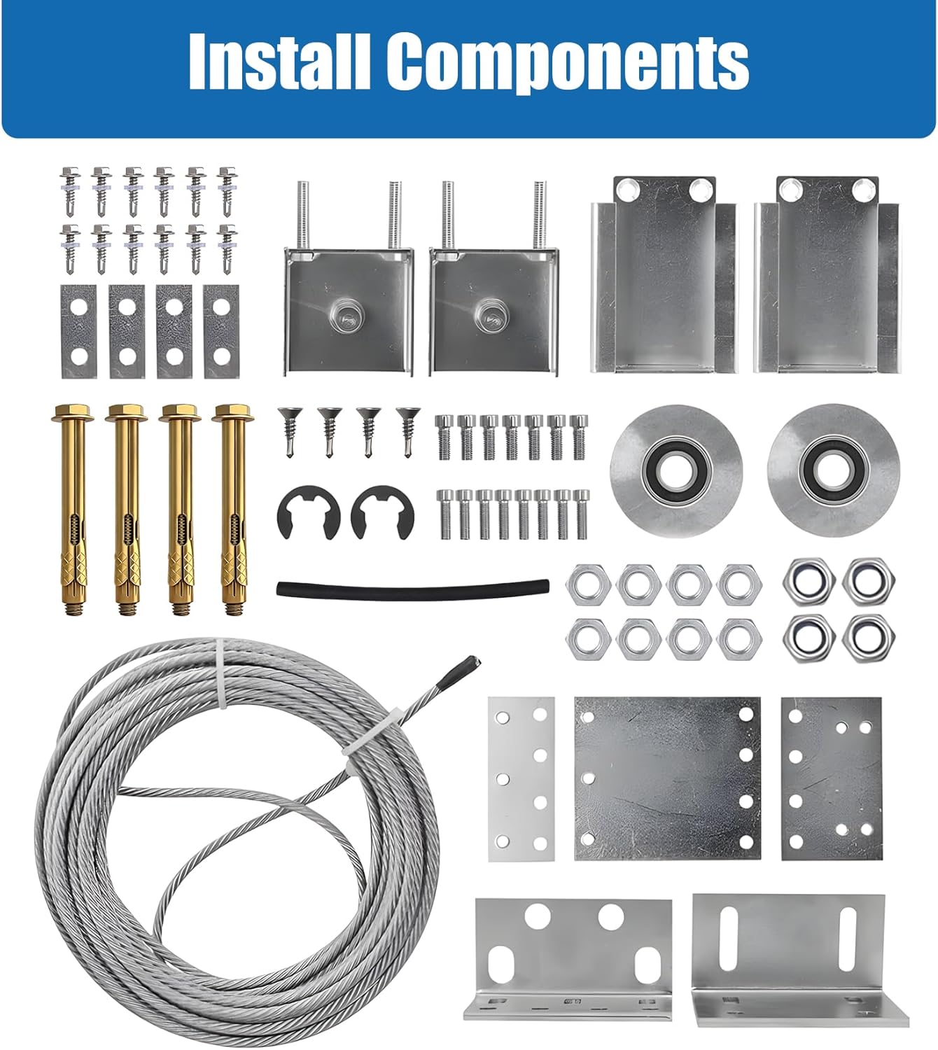 Heavy Duty Telescopic Sliding Gate Opener Hardware Metal