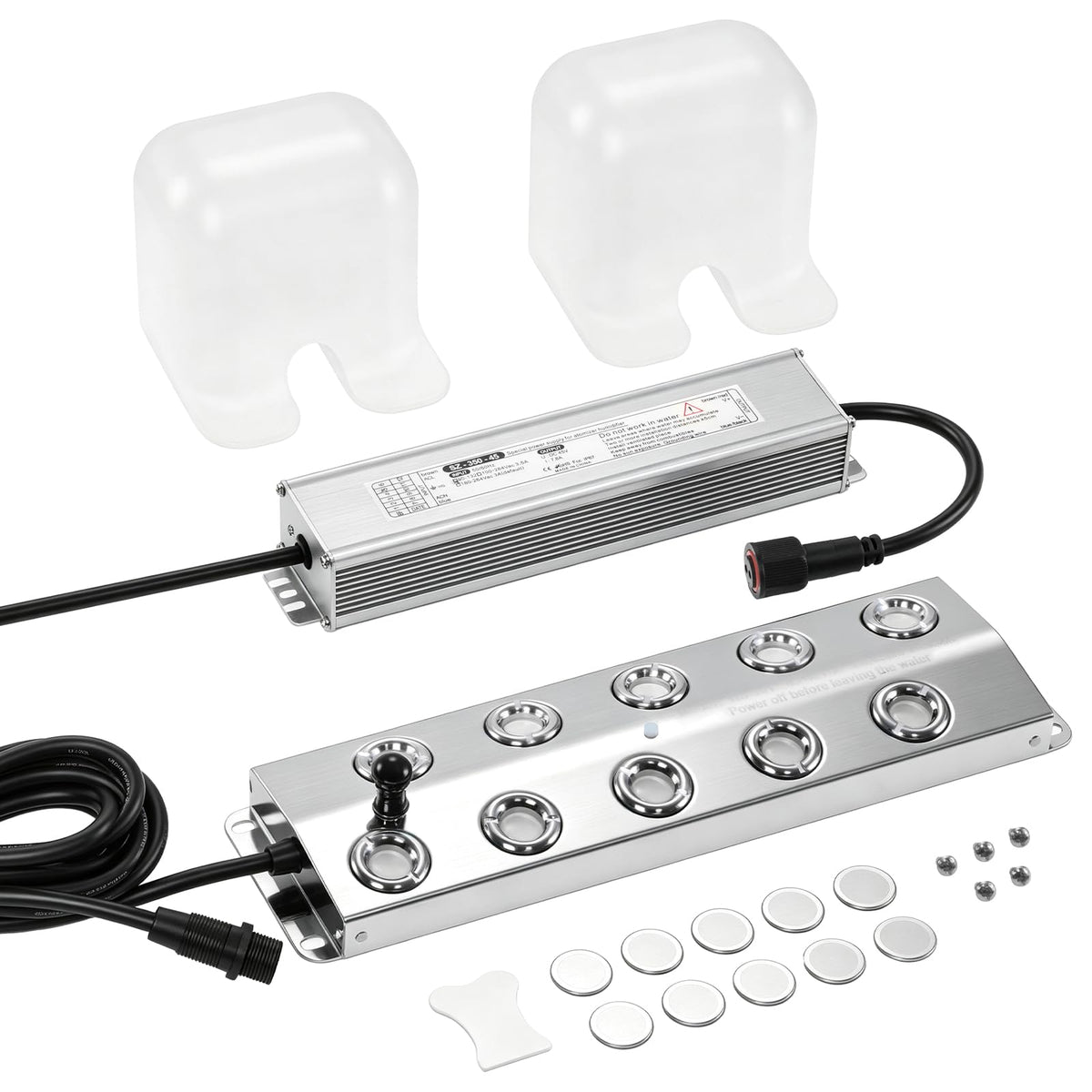 Dyna-Living Mist Maker Ultrasonic Fogger 10 Head Ultrasonic Pond Fogger