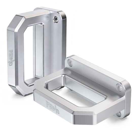 RENO Aluminum Front Tow Hooks, 2003-2018 Ram 2500 3500 2WD & 4WD Heavy Duty D-Ring Shackle Truck Recovery Show Hook - Replace OEM 68171791AA, 52020587AB (2Pcs/Set)