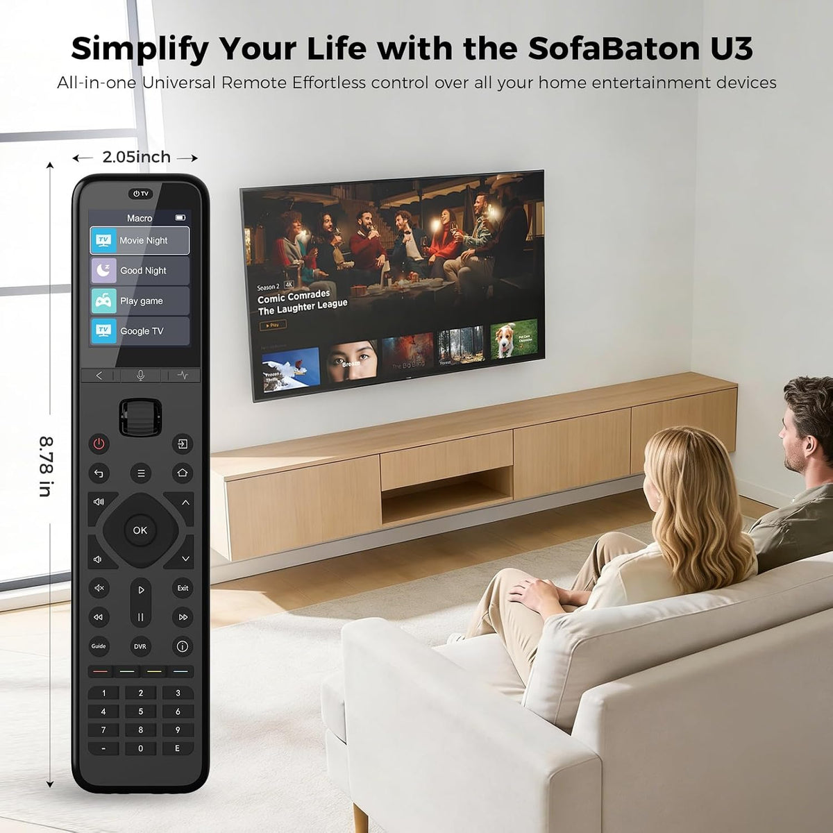 SofaBaton U3 All-in-One Smart Universal Remote Control