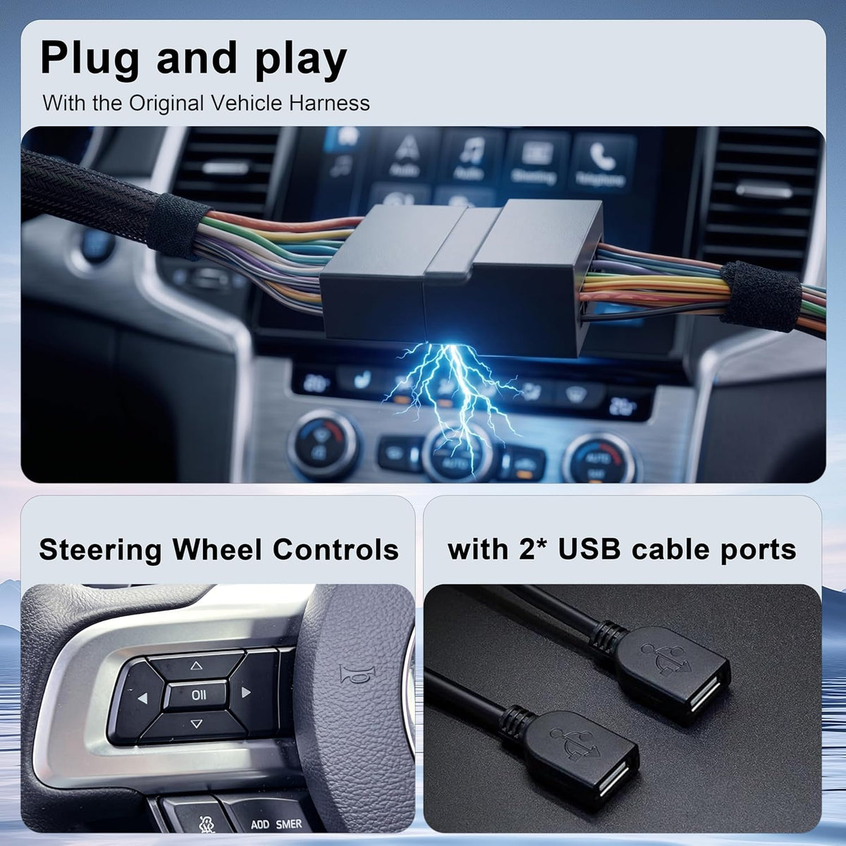 Car Radio for Toyota Corolla 2014-2016 Android 13 Car Stereo 10.2 Inch Head Unit with Carplay & Android Auto, GPS Navigation, Bluetooth 5.0, Plug and Play