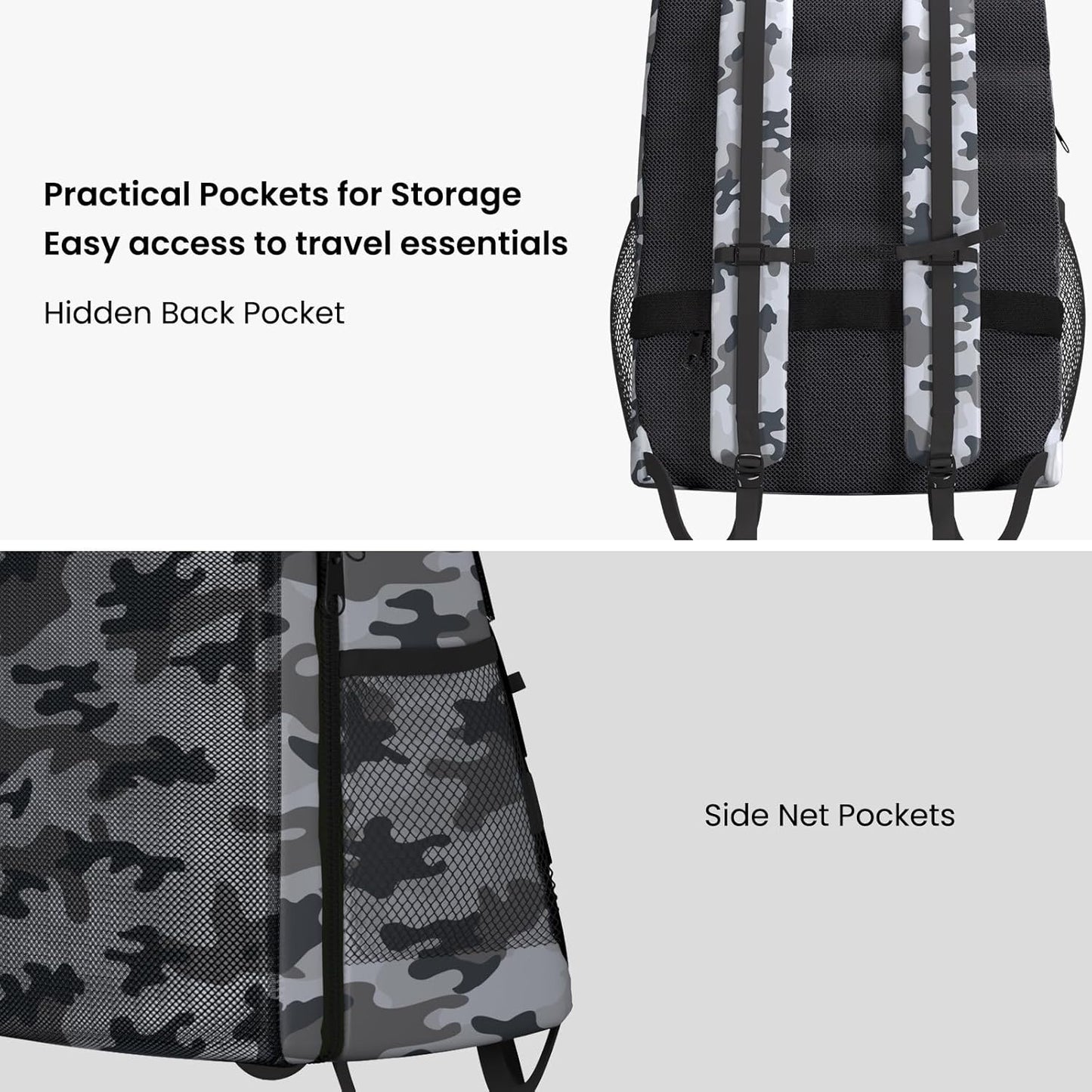 STARGEAR Starlink Gen 2 Travel Backpack, Waterproof Hard Storage Case with Removable Camo Outer Bag for Starlink Actuated V2 Accessories Store