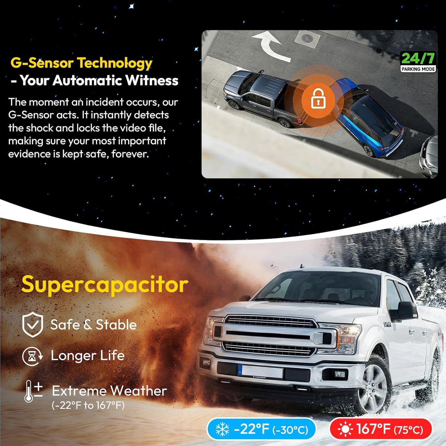 Front 4K Dash Cam fit for Toyota Tacoma 2024 2025 2026 TRD SR SR5 Sport Pre-Runner Off Road Limited & Tacoma Hybrid,2160P Video HDR,OEM Look Camera,5.8GWiFi APP,GPS,Plug&Play,G-Sensor