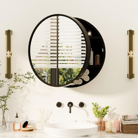 Royal Windsor Round Medicine Cabinet Mirror