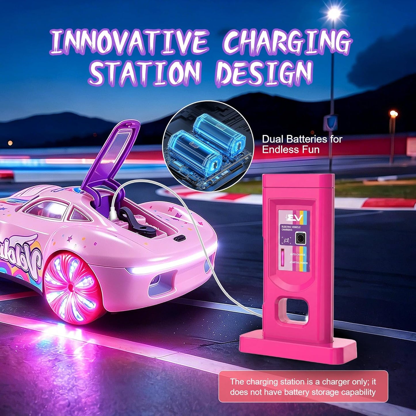 Gesture Sensing RC Drift Car, Pink, Hand Controlled Stunt Remote Control Car for 6-12 years of age, with Mist Spray, LED Light Wheels & 360° Spin, 2.4GHz 50 Min Play Dual Batteries, Hobby Toy Birthday Gift, Pink