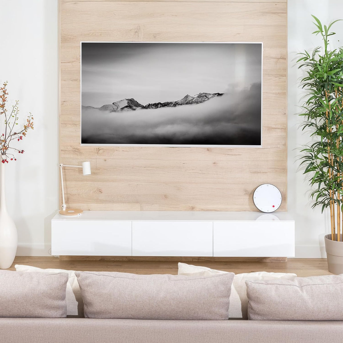 VIVO Black Pop-Out Video Wall Mount for 37-90 in TV, MOUNT-VW65-1 37" to 90" TVs 1 mount