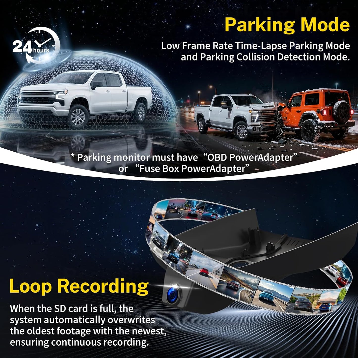 Front 4K Dash Cam fit for Chevy Silverado 1500 2019-2021, 1500 Limited 2022 and 2500 3500 HD 2020-2023 (Model A),Camera OEM Look, UHD 2160P Video HDR, 5.8G WiFi & APP, G-Sensor, Plug & Play,GPS