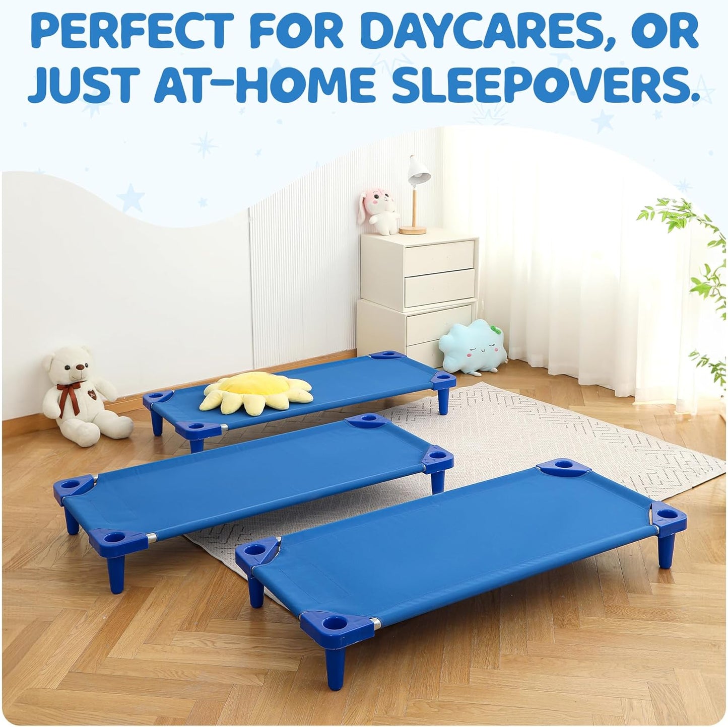 Houseables Daycare Cots, Kids Cot, Toddler Cot, Cots For Kids, Preschool Cots, Cot Bed For Kids, Child Cot, Nap Cots, Toddler Sleeping Cot, Childrens