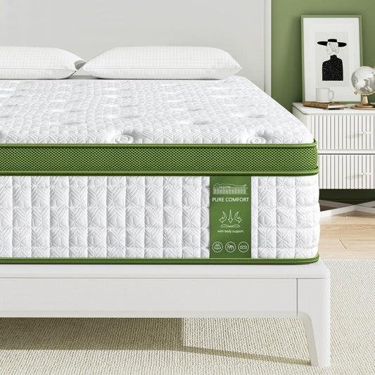 Twin-sized, Bamboo Charcoal Infused, Gel Memory Foam Mattress