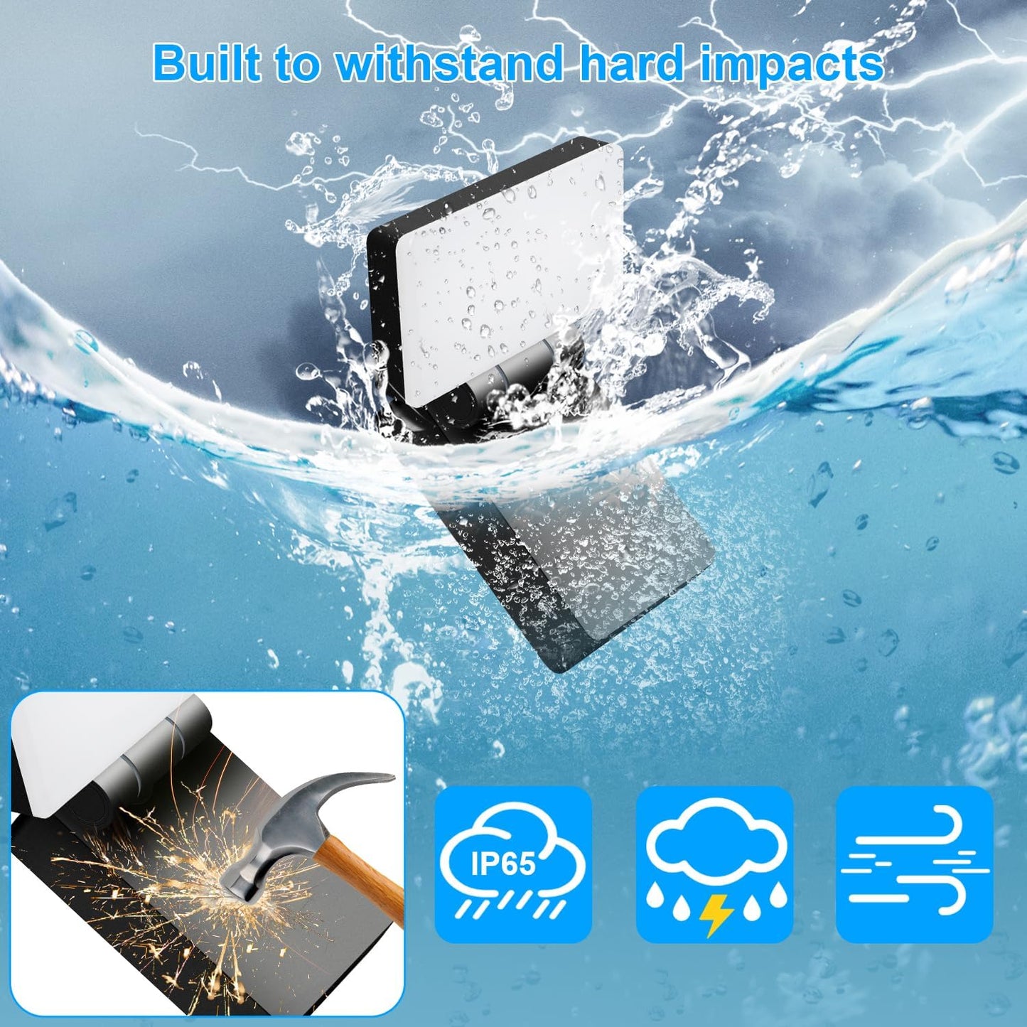 ledmo 60W LED Outdoor Wall Light Switch Control 360° Rotatable Head with 180° Tilt Modern Commercial Security Lights Exterior Rotate Freely Patio Lighting 5000k IP66 for Porch/Yard/Barn，8 Pack