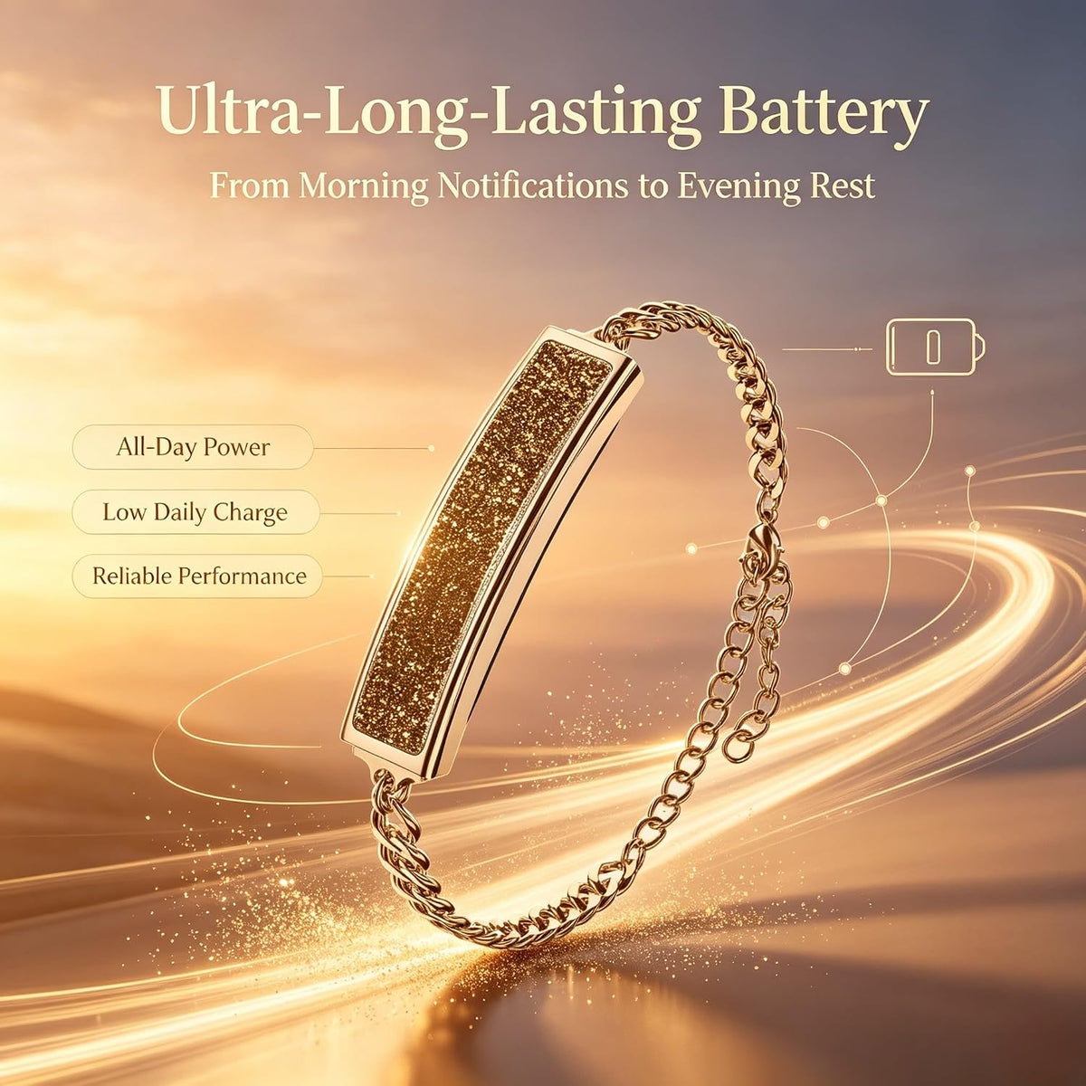 Smart Bracelet for Women, Activity Fitness Trackers Bracelet, Sleep Tracker Smart Band, Health Bracelets with 24/7 Monitor, Women's Health Tracking, Smart Watch, Gifts for Women