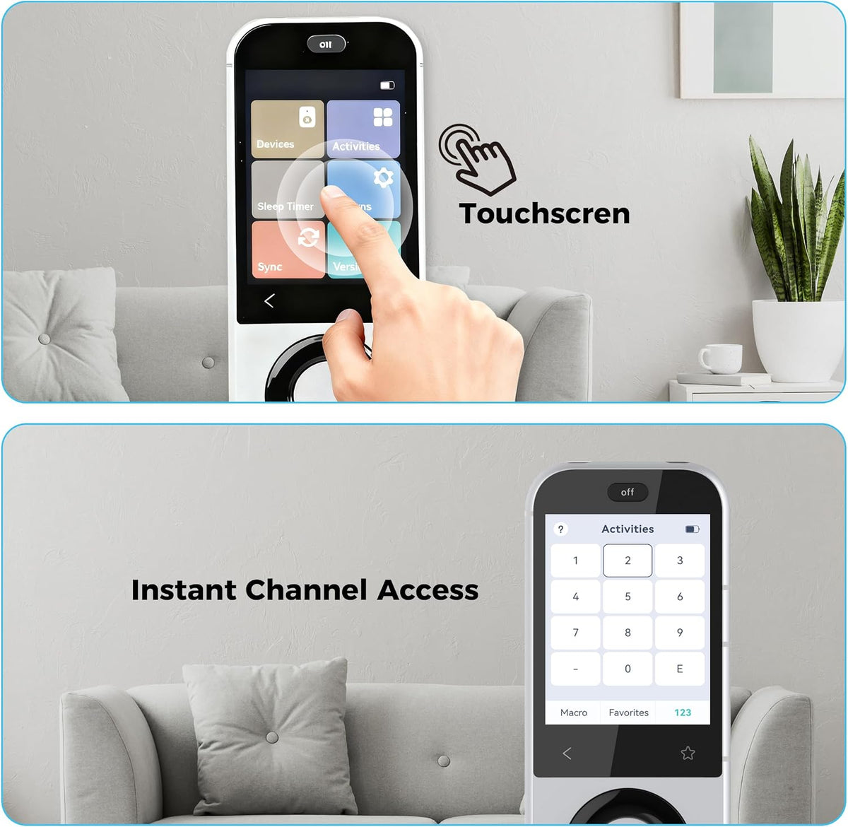 SofaBaton X2 Universal Remote with Hub & Charging Dock
