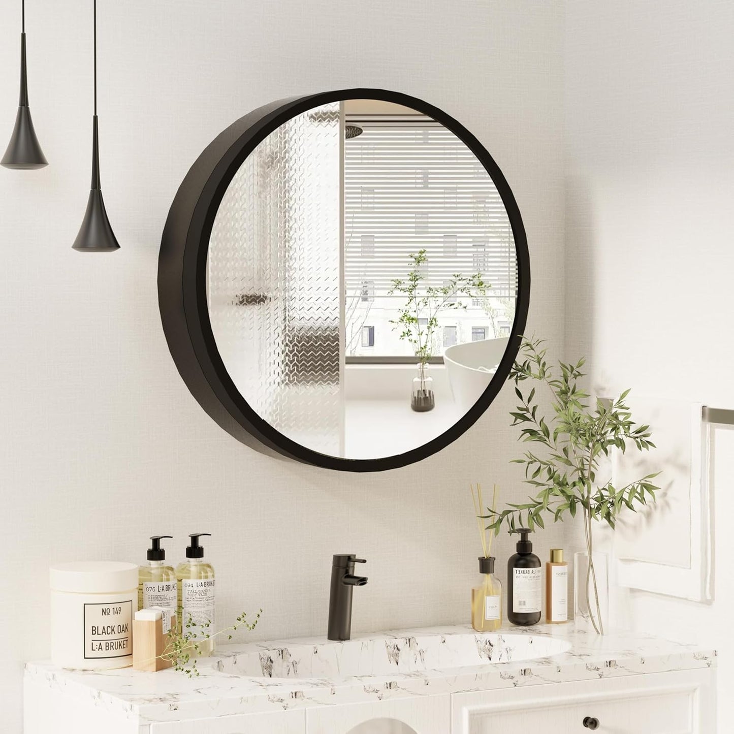 Royal Windsor Round Medicine Cabinet Mirror