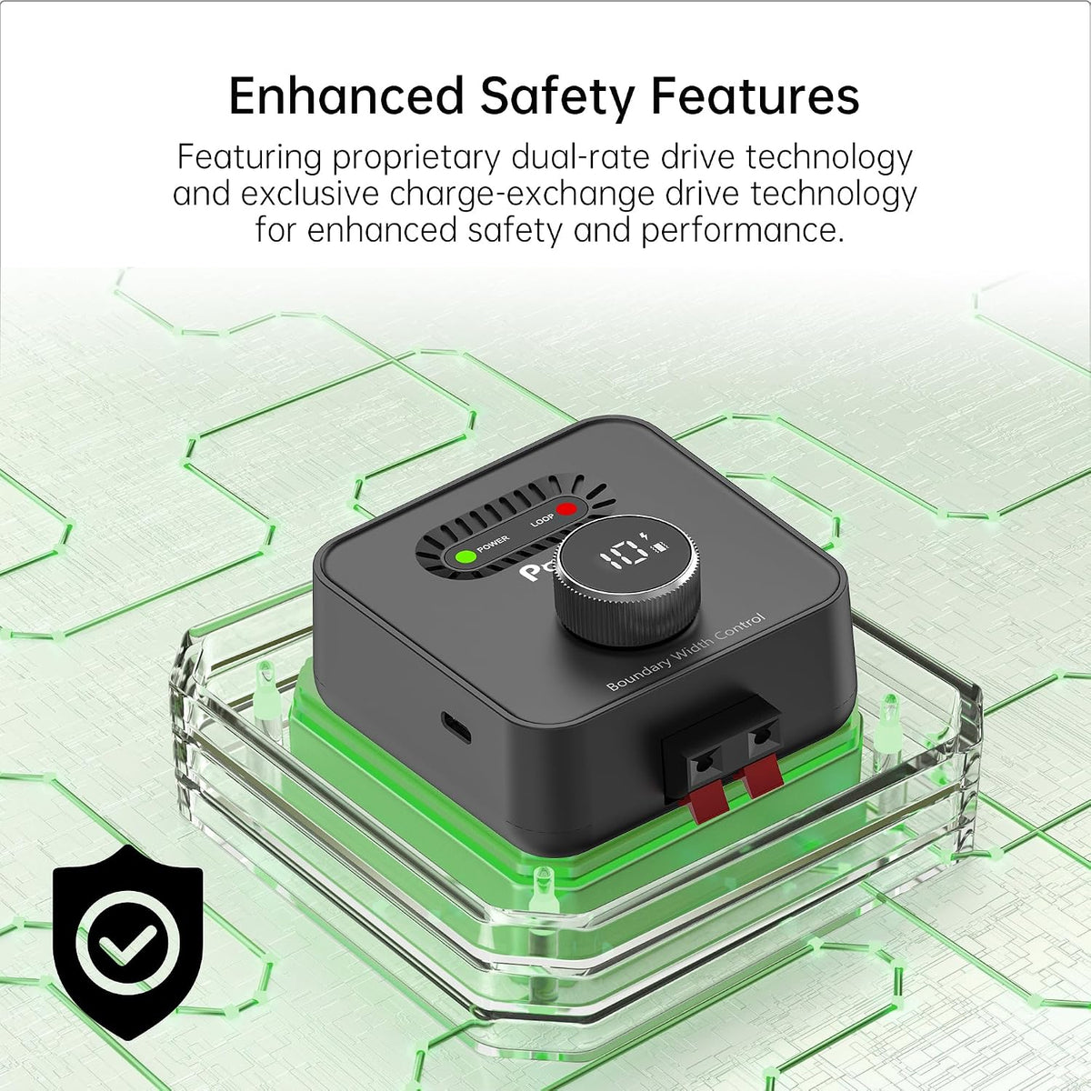 In-Ground Dog Fence, Underground Electric Pet Fence Training Collar System 1 Dog Fence Kit