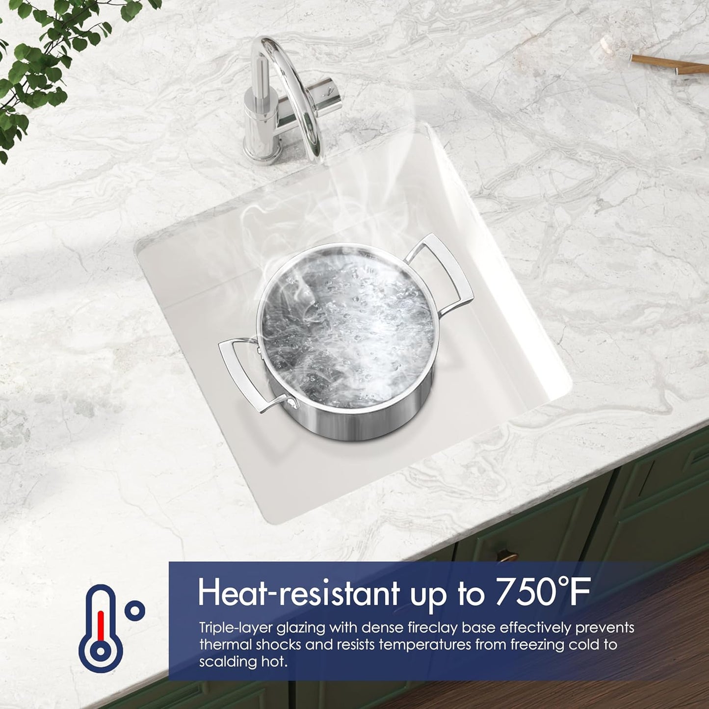 Dual Mount Kitchen Sink, Eridanus 24" x 18.5" Dual Mount Sink 18 Inch Wet Bar Sink, Prep Sink
