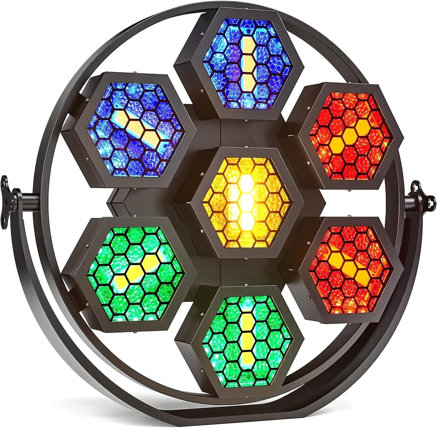 350W (7pcs*50W) RGB Retro Light for Party Wedding DJ Club Stage