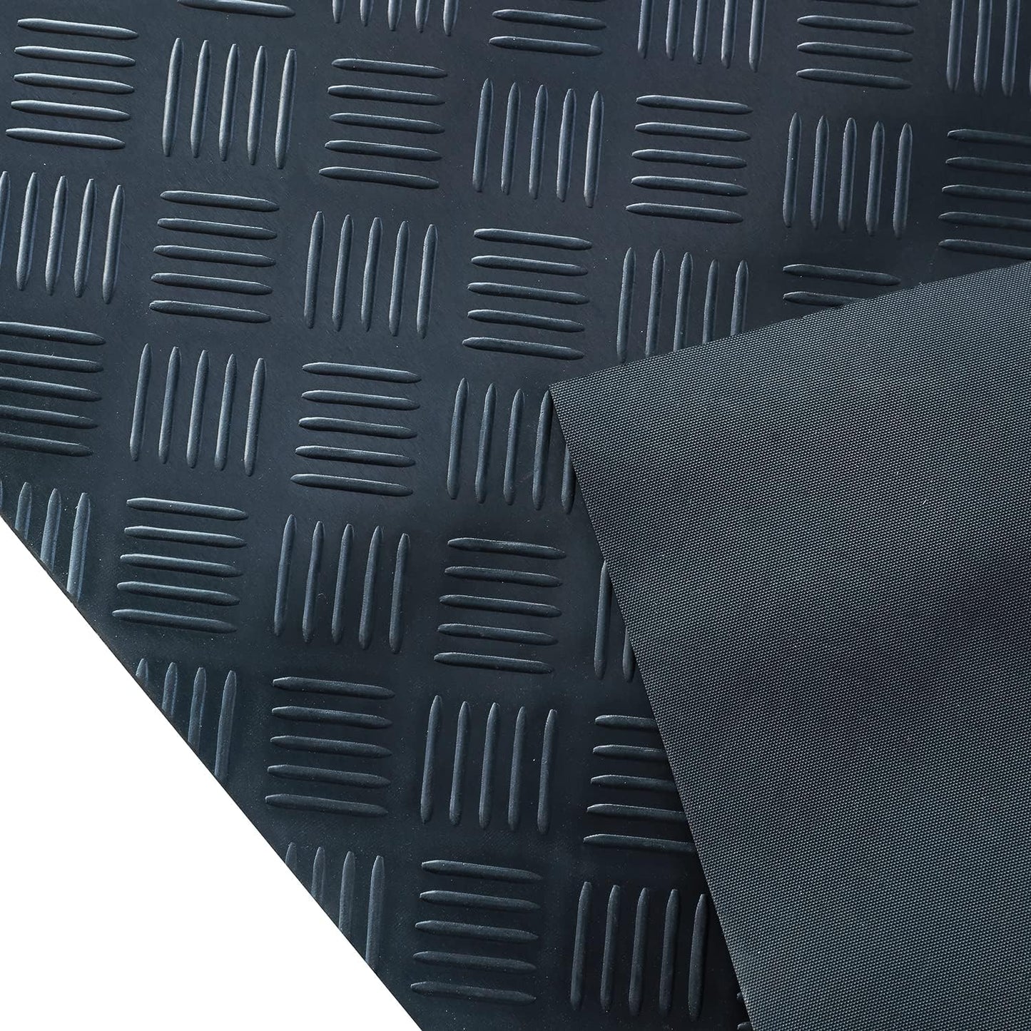 3mm Thickened Heavy Duty Garage Floor Runner 16.4'x3.3', Rubber Flooring Roll 54sqft, Water & Stain Resistant