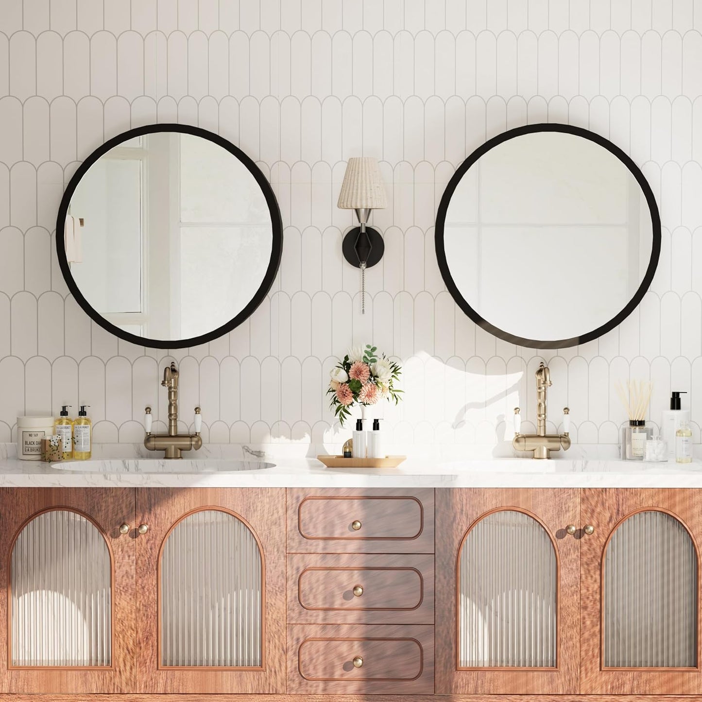 Royal Windsor Round Medicine Cabinet Mirror