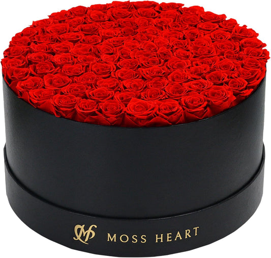 100 Roses Bouquet Forever Flowers - Preserved Roses, Long Lasting Immortal Roses