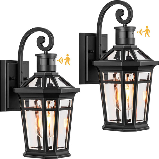 Outdoor Wall Lantern, 2-Pack