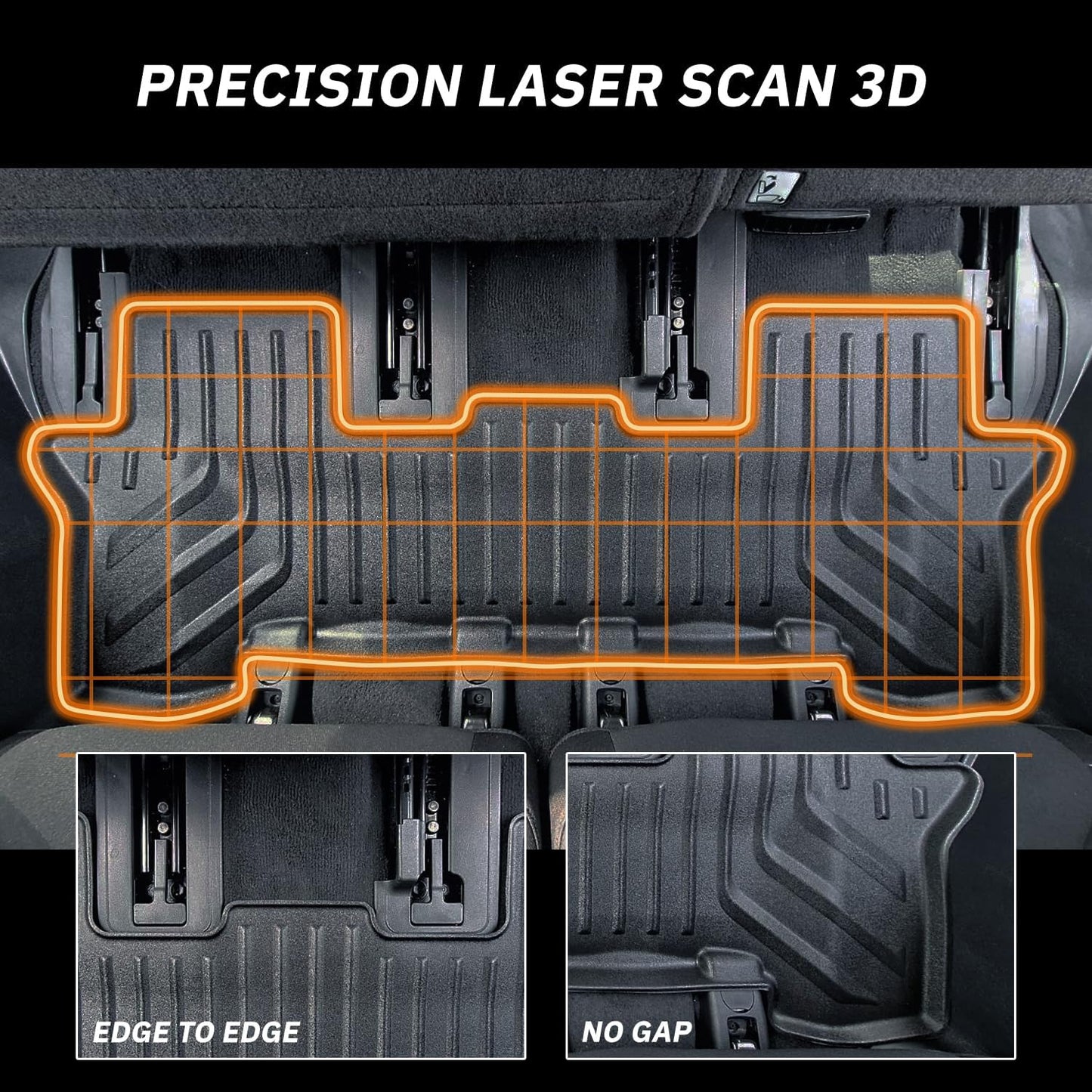 Premium MAXPRO Floor Mats for 2009-2014 Ford F-150 SuperCrew Cab | Custom Fit TPE Floor Liners 1st &2nd Row Full Set | All Weather Waterproof Heavy Duty Car Mats Ford F150 Accessories Truck No Shifter 2009-2014 Ford F-150 Supercrew, Carpeted Flooring