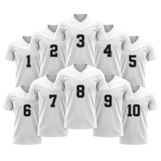 Pro90 10-Pack Flag Football Jerseys w/Numbers | #1-10 | Ultimate Frisbee