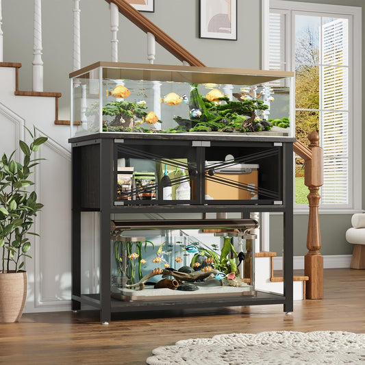 40-50 Gallon Aquarium Stand with Heavy Duty Metal Frame