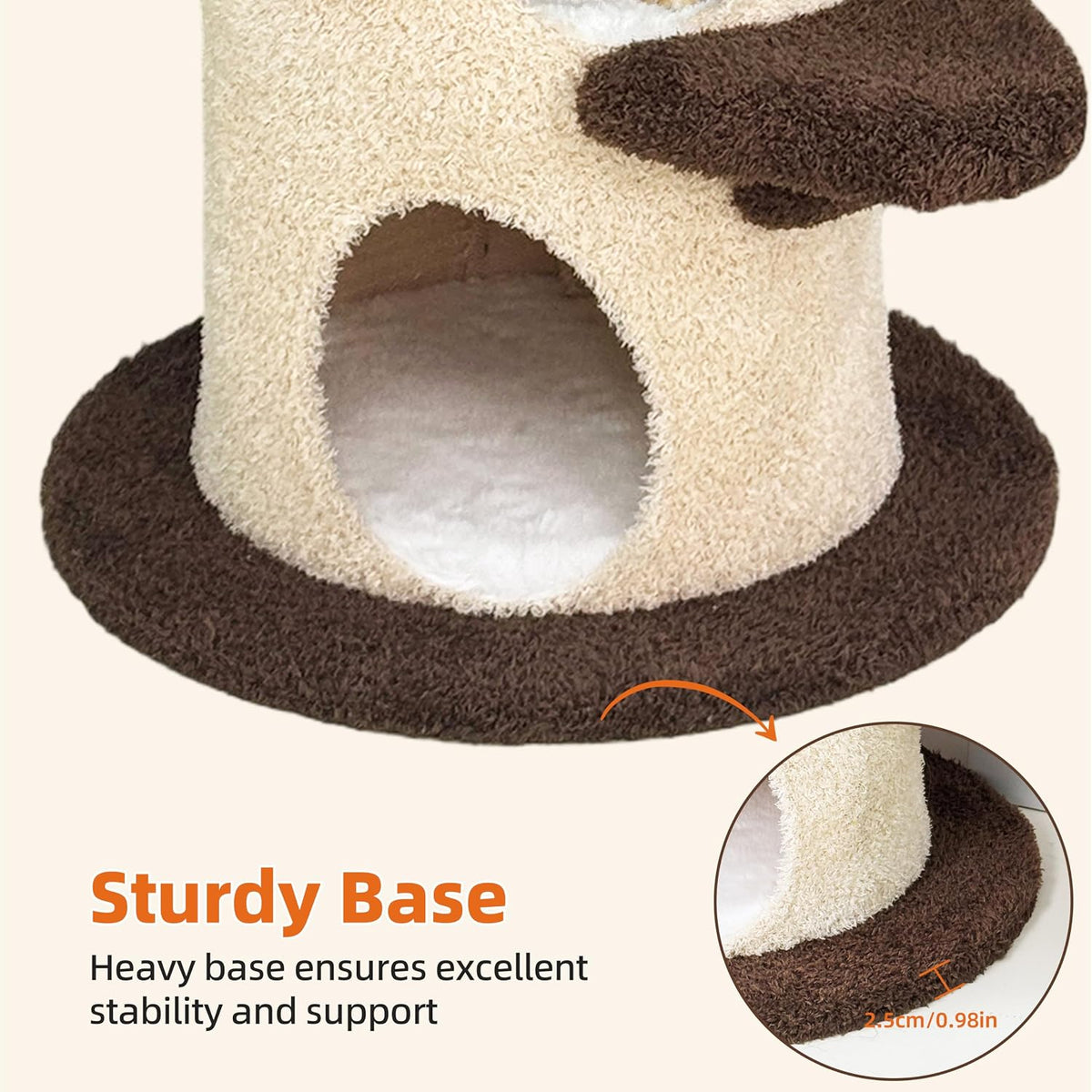 Tall Cat Tree Tower: 62.99 Inch Multi‑Level Condo for Indoor Cats