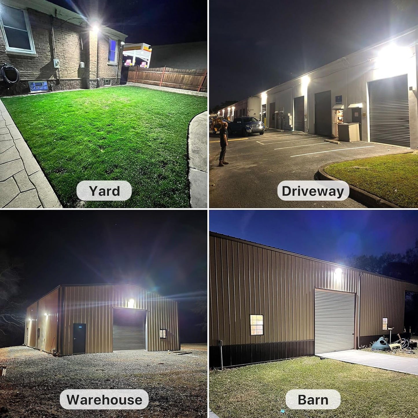 HYPERLITE LED Wall Pack Light 120W with Dusk to Dawn Photocell, 2023 New Ideal IP65 Waterproof Outdoor Security Lighting Commercial and Industrial