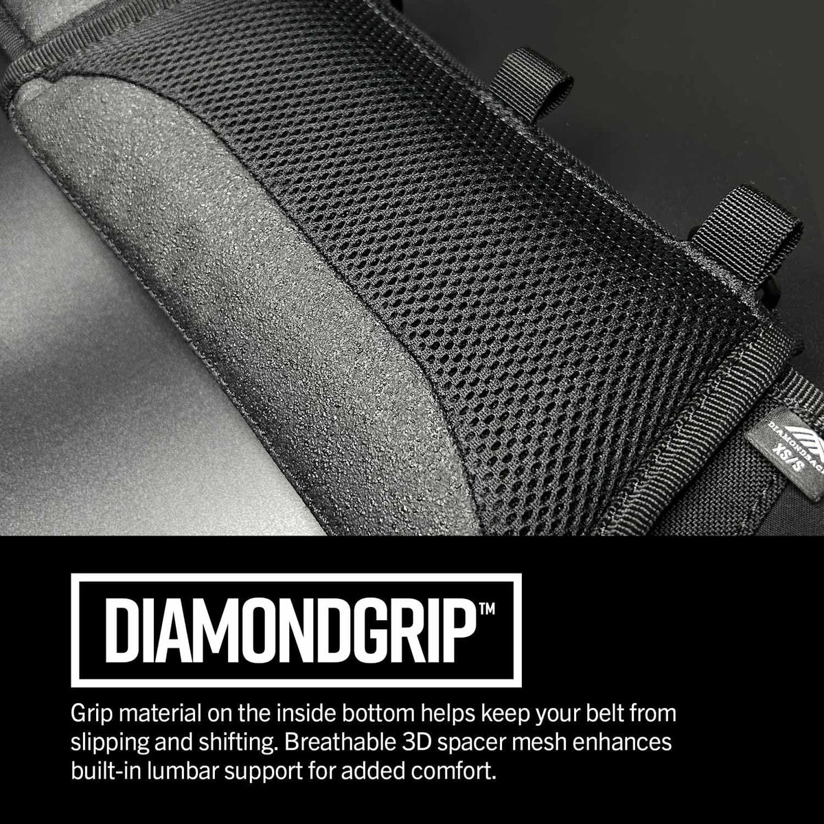 Diamondback Tempo Tool Belt (XL/XXL) - Tool Belts for Men with Lumbar Support - Utility Belt with 10 Attachment Points for Tool Belt Pouches