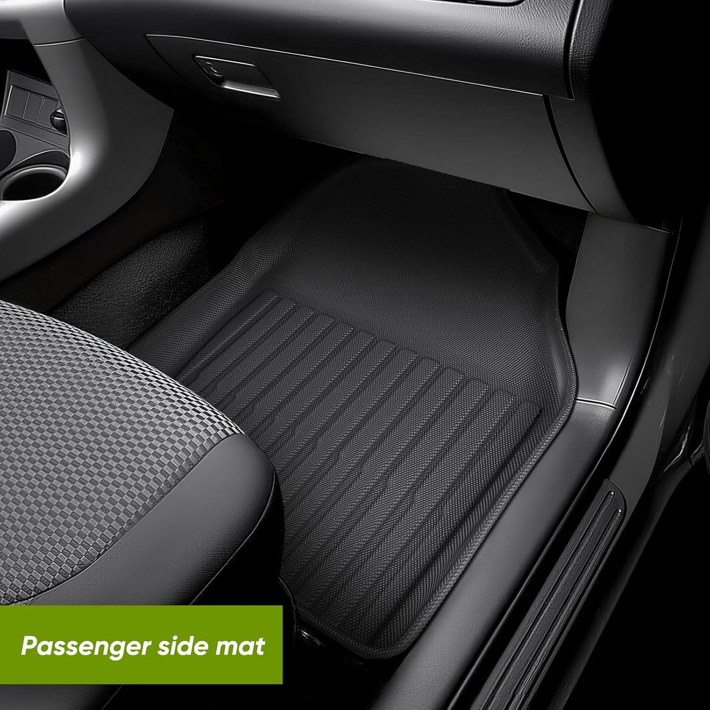 Floor Mats &Trunk Liner for Toyota RAV4 2006-2012(5 Seat Only Without 3nd Row), All Weather TPE Carpet for RAV-4 Car Accessories 2007 2008 2009 2010 2011 6 pcs