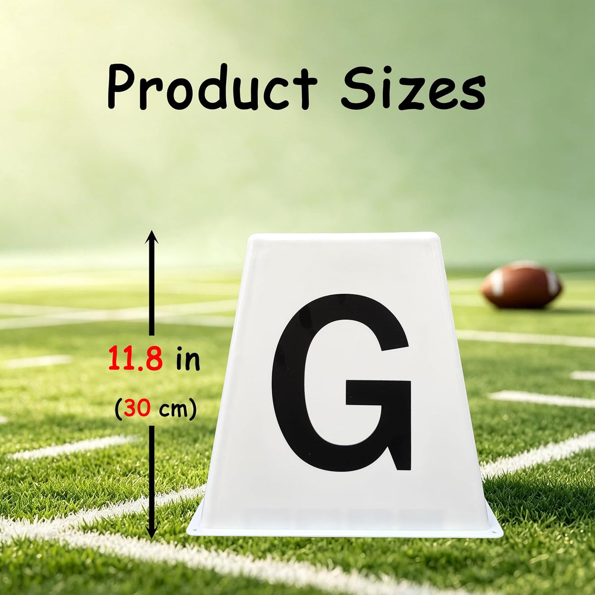 Football Yard Markers Field Markers Soccer Field Marking Kit 11 PCS